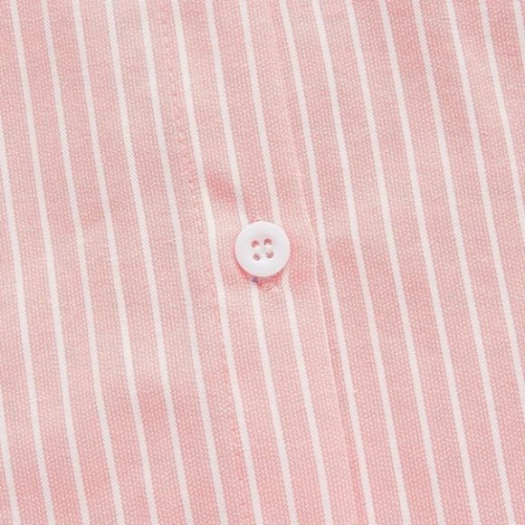 PINK STRIPED BLOUSE AND SHORTS SET SUMMER STREETWEAR - Picture 7 of 8